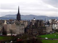 View of Old Town from Scott Monument